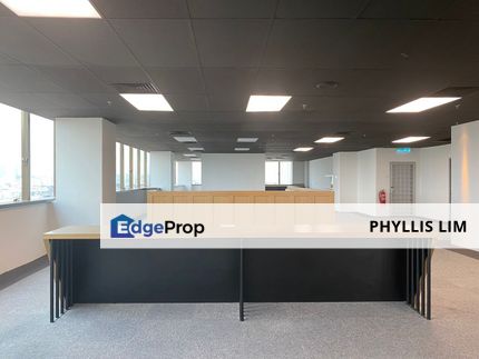 Partially fitted office with large open spaces, Selangor, Petaling Jaya