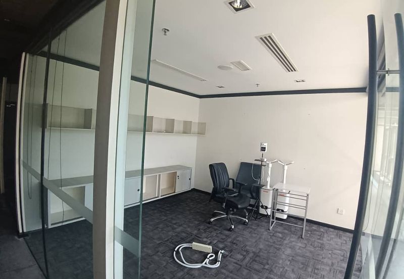 Partially fitted office in Menara Mustapha Kamal, PJ Trade Centre
