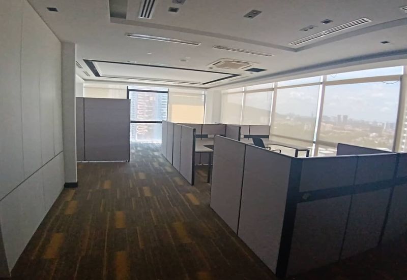 Partially fitted office in Menara Mustapha Kamal, PJ Trade Centre