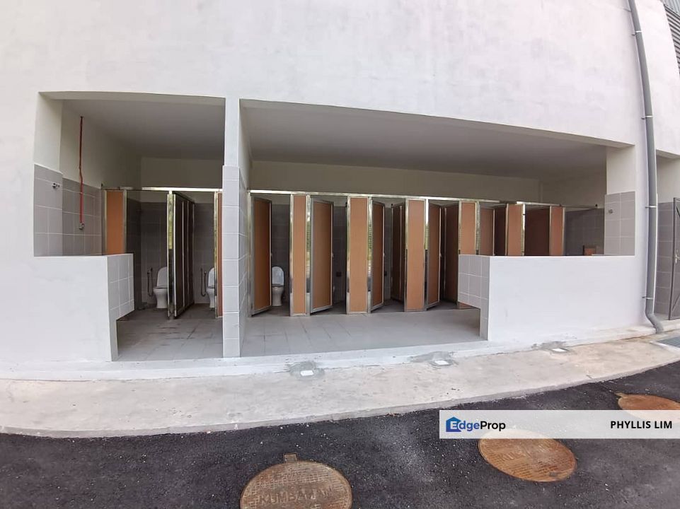 Newly Constructed Factory Buildings In Halal Hub In Bandar Enstek, Negeri Sembilan, Labu