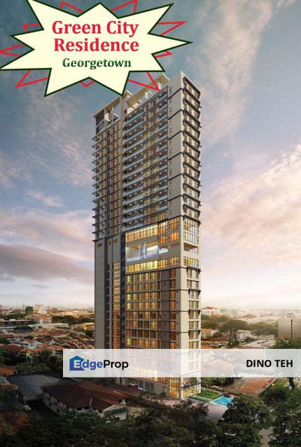 Green City Residence, New Super High-End Condo (809sf), Penang, Georgetown