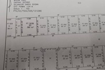 [59 x 70 ] Tanah Lot Banglo,  Geran Individu , Taman Salak Damai