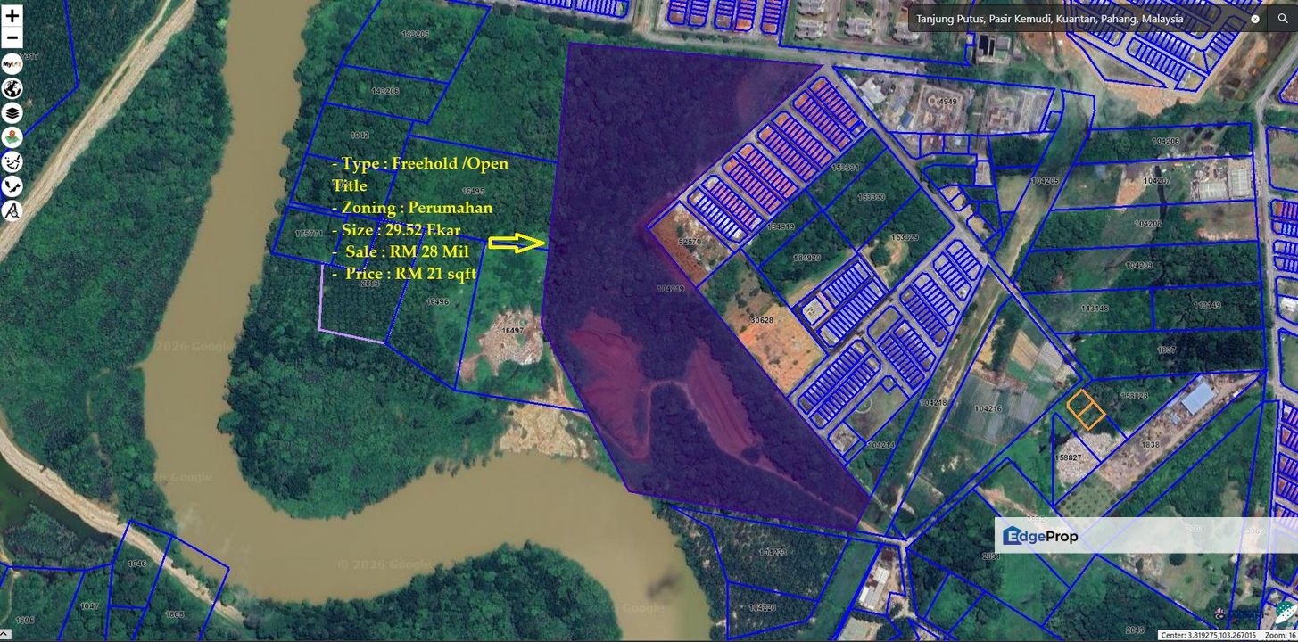 [FREEHOLD / OPEN]  Land in Kuantan, Contain Bauxite, Pahang, Pahang, Kuantan