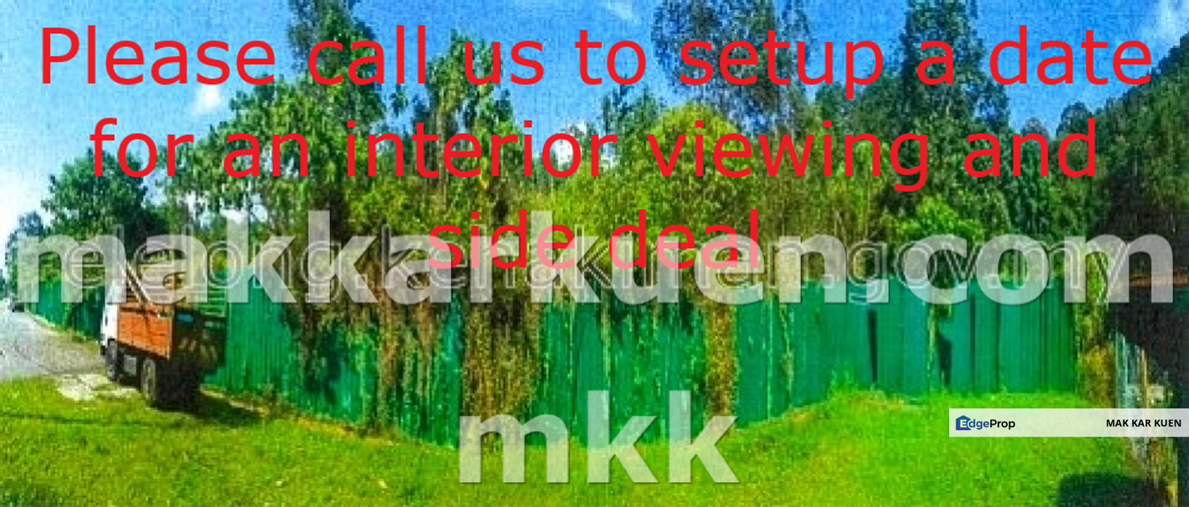 Please call us to setup a date for an interior viewing and side deal, Perak, Manjung