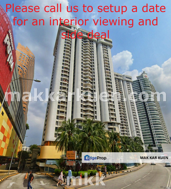 Please call us to setup a date for an interior viewing and side deal, Kuala Lumpur, KLCC