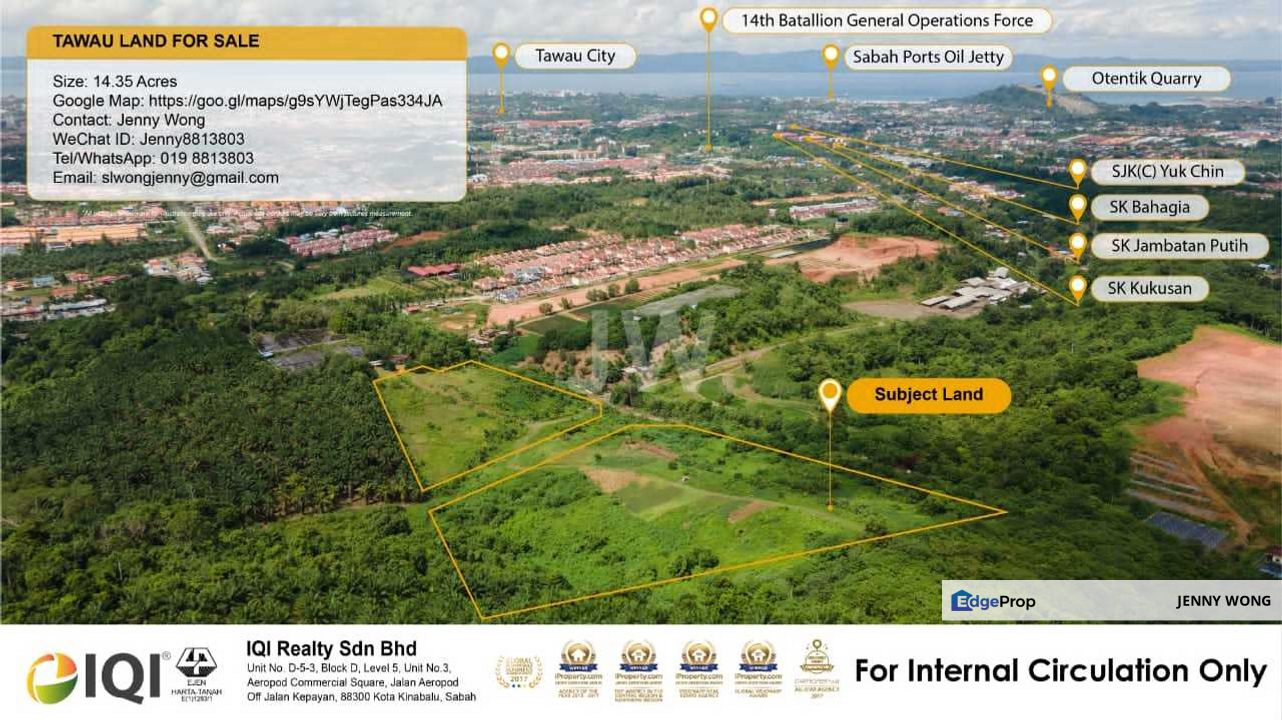 Bukit Air Panas Prime CL Land For Sale in Tawau , Sabah, Tawau