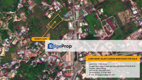 Tuaran Residential Land For Sale, Sabah, Tuaran