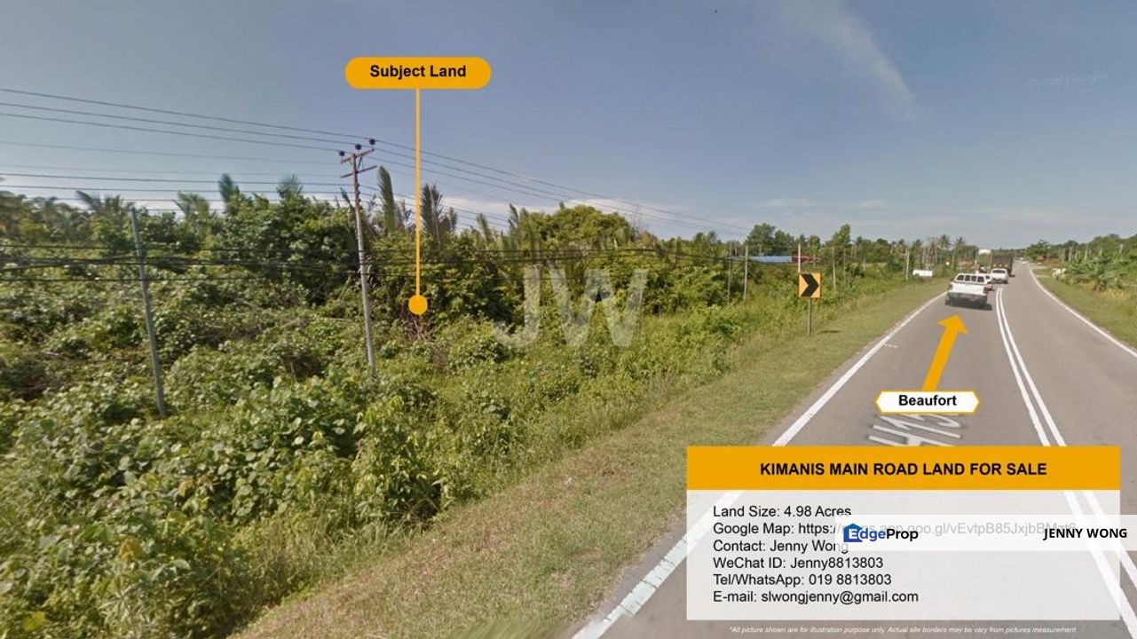 Kimanis Roadside Land For Sale, Sabah, Papar