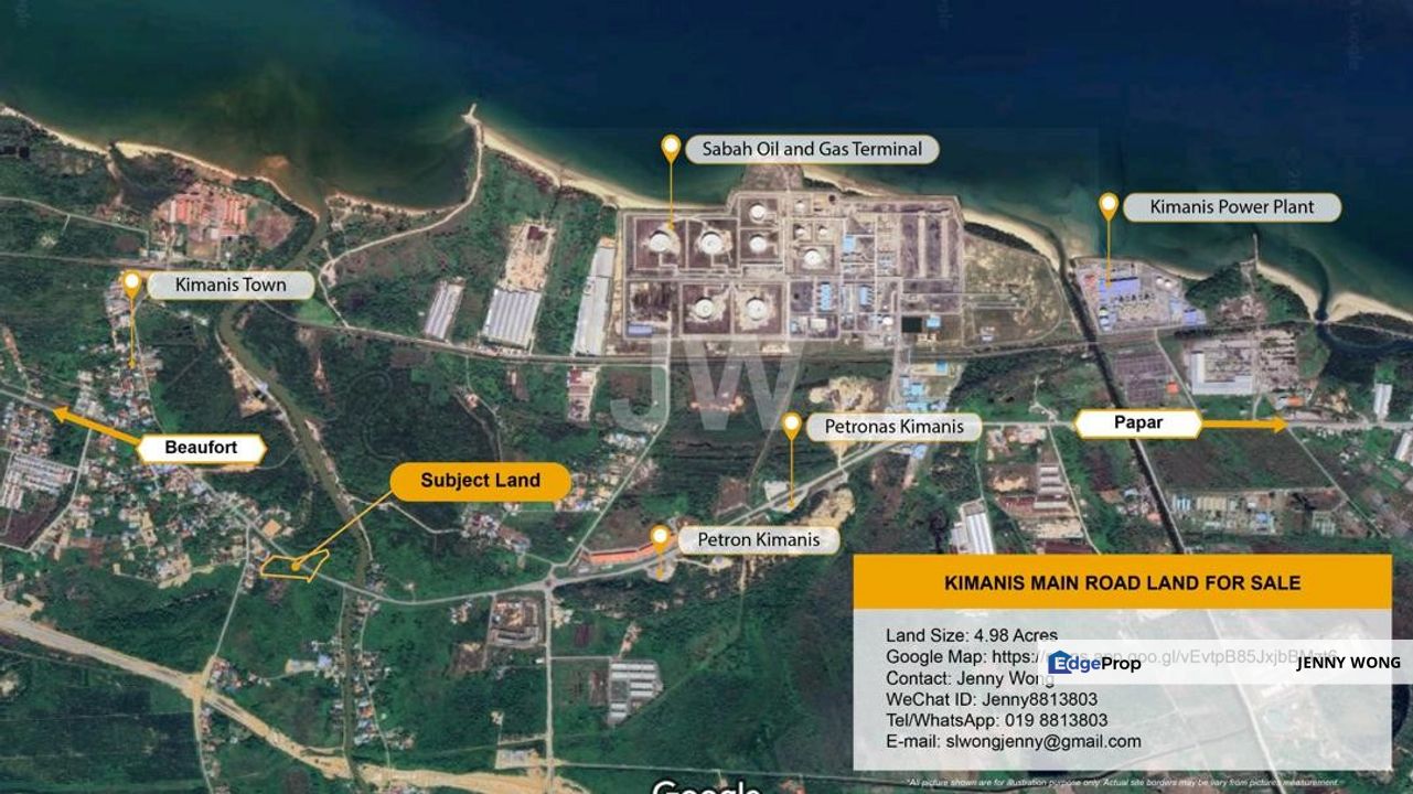 Kimanis Roadside Land For Sale, Sabah, Papar