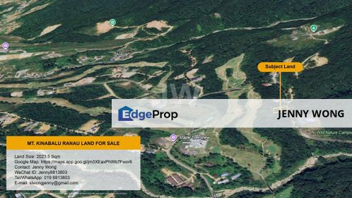 Bungalow Lot at Mount Kinabalu Golf Club For Sale, Sabah, Ranau