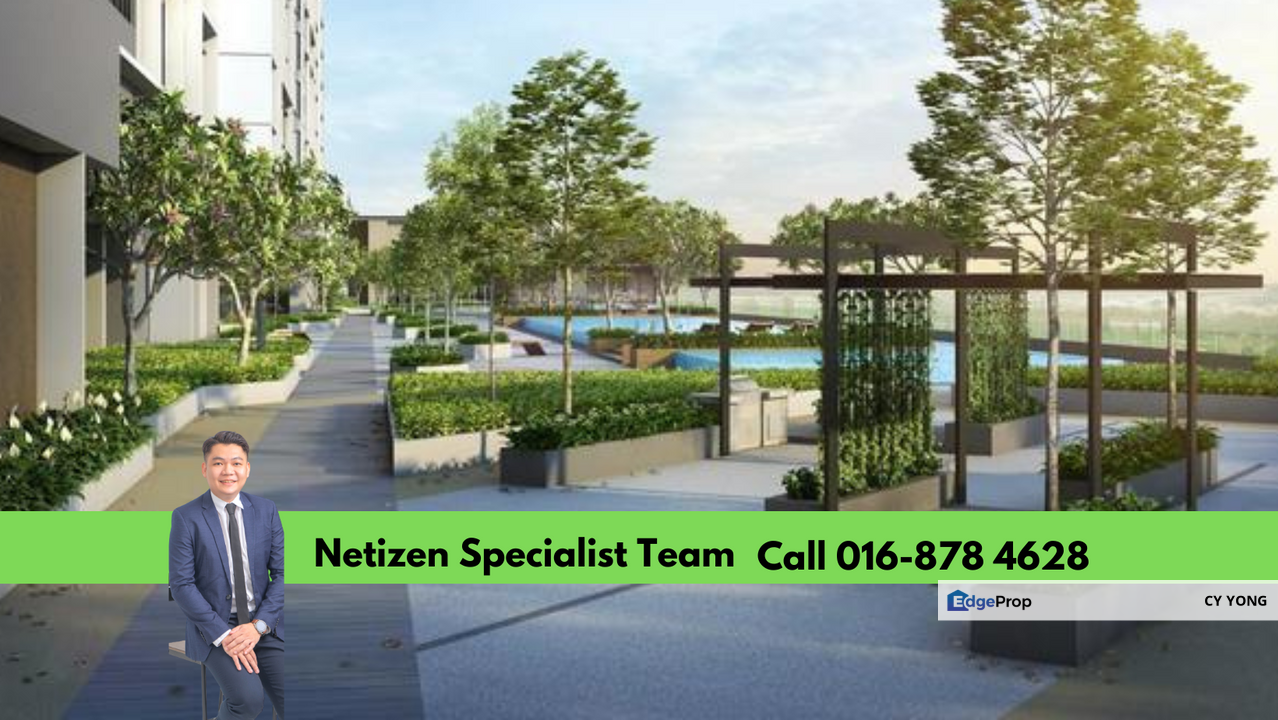 Newly Completed Netizen Freehold Condo Walking to MRT 969sf 3R2B