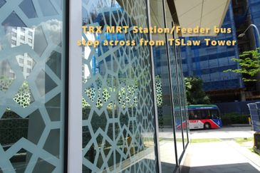 TSLAW Tower - Bukit Bintang KLCC TRX - New Retail-F & B Shops with direct access to MRT station