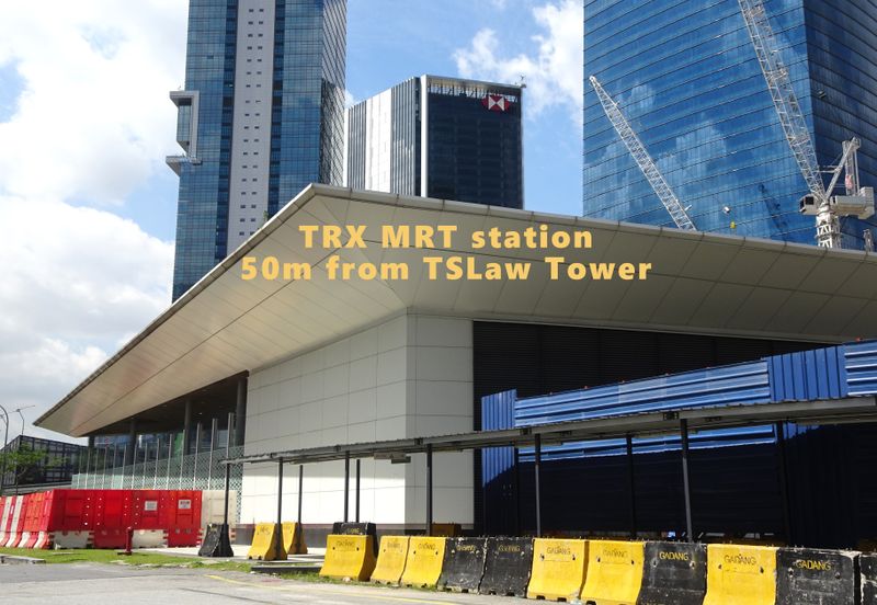 TSLAW Tower - Bukit Bintang KLCC TRX - New Retail-F & B Shops with direct access to MRT station