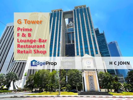 G Tower - KLCC Prime F & B Lounge Bar Retail Restaurant Shop, Kuala Lumpur, KLCC