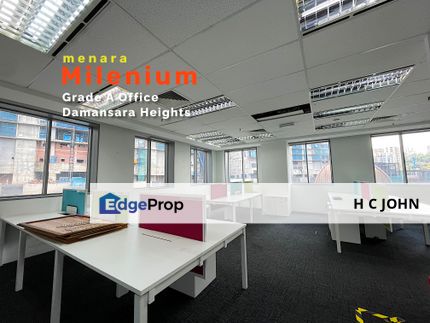 M. Milenium Damansara Heights - Grade A Fitted and Vacant Offices with Train Convenience, Kuala Lumpur, Damansara Heights