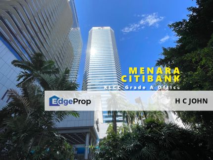 Menara Citibank KLCC Prime Green Sky Grade A Office closeby to Train station - Single Floor, Kuala Lumpur, KLCC