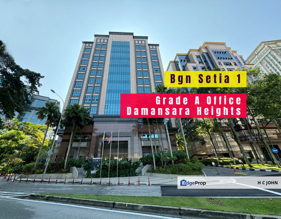 BS1 Damansara Heights Grade A Offices For Rent - Vacant and Furnished Parcels within short walk to Train station, Kuala Lumpur, Damansara Heights