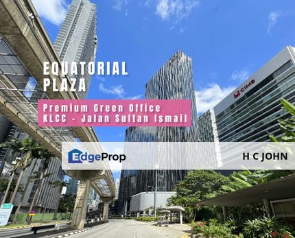 EQ Plaza KLCC Premium Green Vacant and Furnished Offices in prime business-social hotspots, Kuala Lumpur, KLCC