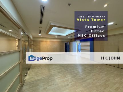 Vista Tower @ Intermark KLCC Fitted/Furnished Offices within Prime Shopping Mall and Brief Walk to major Train Network, Kuala Lumpur, KLCC