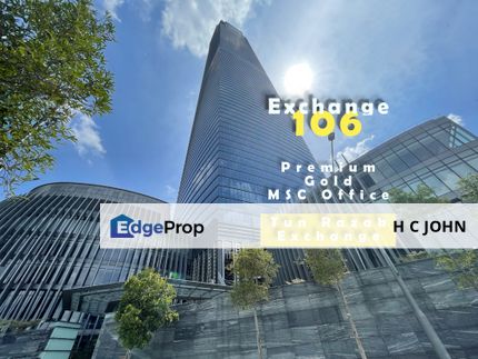 The Exchange 106 TRX - KLCC Grade A Premium Landmark MSC Office, Kuala Lumpur, KL City