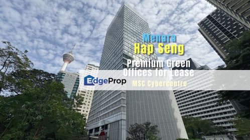 Menara Hap Seng 2 KLCC Premium Green MSC Office close by to Pavilion-Bukit Bintang and Train network, Kuala Lumpur, KLCC