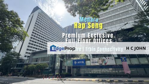 Menara Hap Seng KLCC Grade A Office with easy access to major Train network - 2 contiguous floors., Kuala Lumpur, KLCC