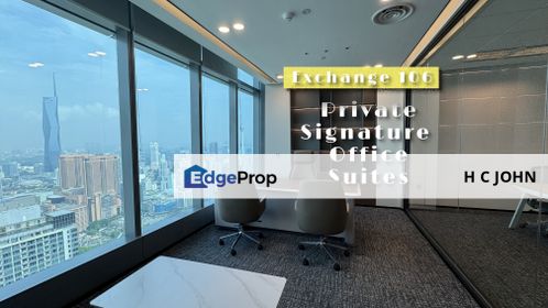 Exchange 106 Private Signature Furnished Office Suites (8-10pax) in prime Business hub, Kuala Lumpur, KL City