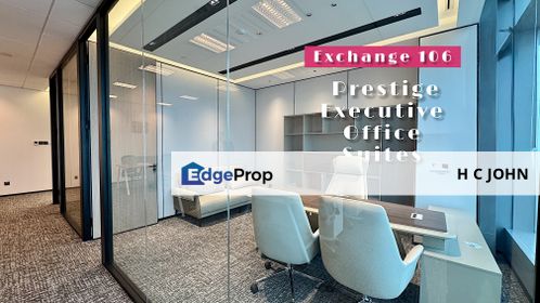 Exchange 106 - Prestige Executive Office Suites (8-10pax) in prime Financial Centre, steps away to Trains, Kuala Lumpur, KL City