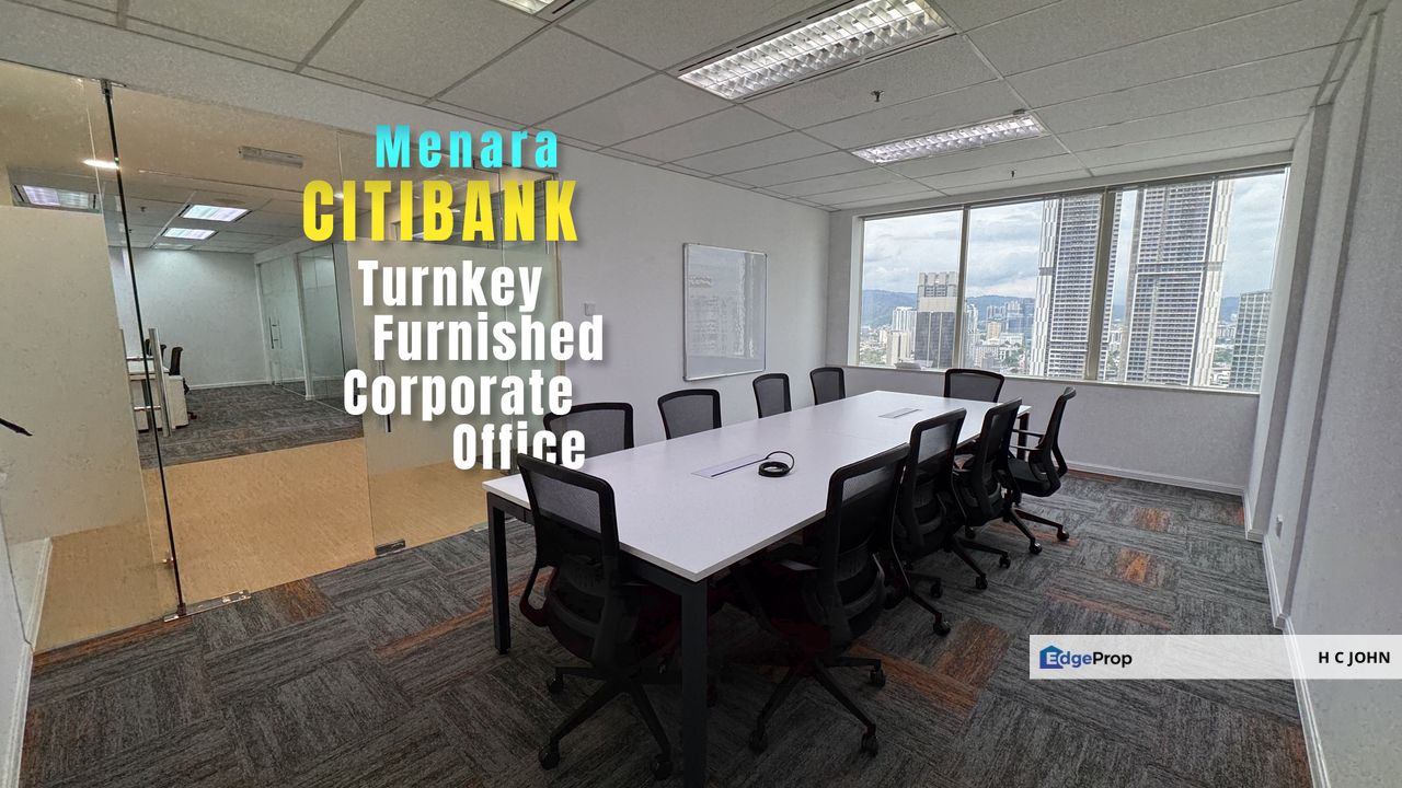 Menara Citibank KLCC – Executive Furnished Grade A Office, steps away to LRT and MRT stations, Kuala Lumpur, KLCC