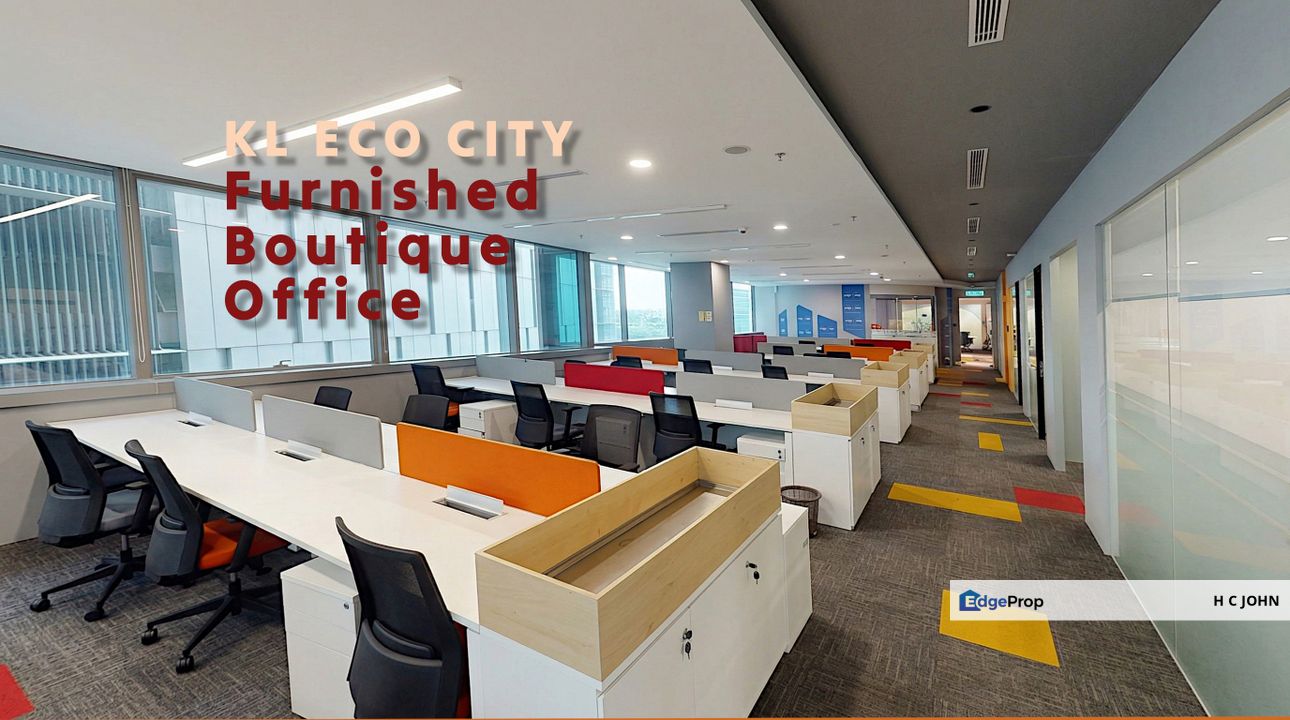 KL Eco City Boutique Furnished Office steps away from major Train lines. Ready now., Kuala Lumpur, Bangsar