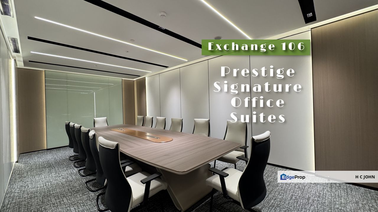 Exchange 106 - Prestige Signature Furnished Suites (10pax) in prime Business hub with direct Trains, Kuala Lumpur, KL City
