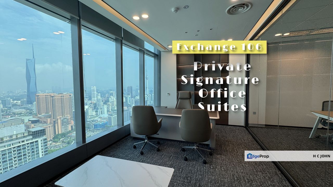 Exchange 106 Private Signature Office Suites with link to major Train networks, Kuala Lumpur, KL City