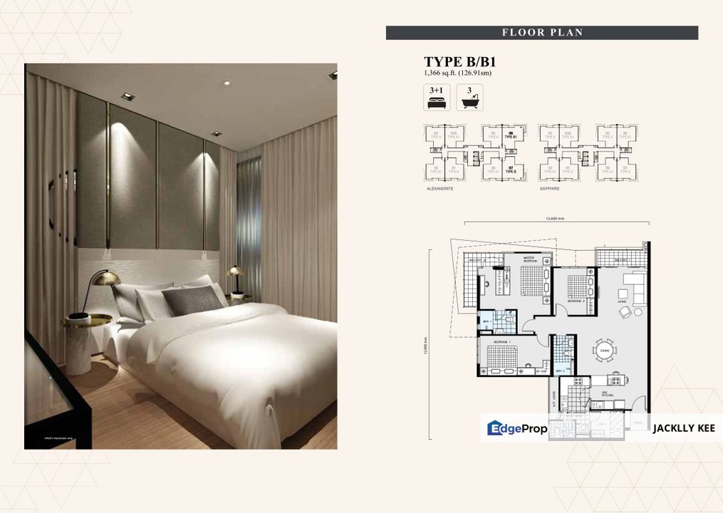 Penthouse Design in Tmn Desa Nice Face KLCC Views, Kuala Lumpur, Taman Desa 