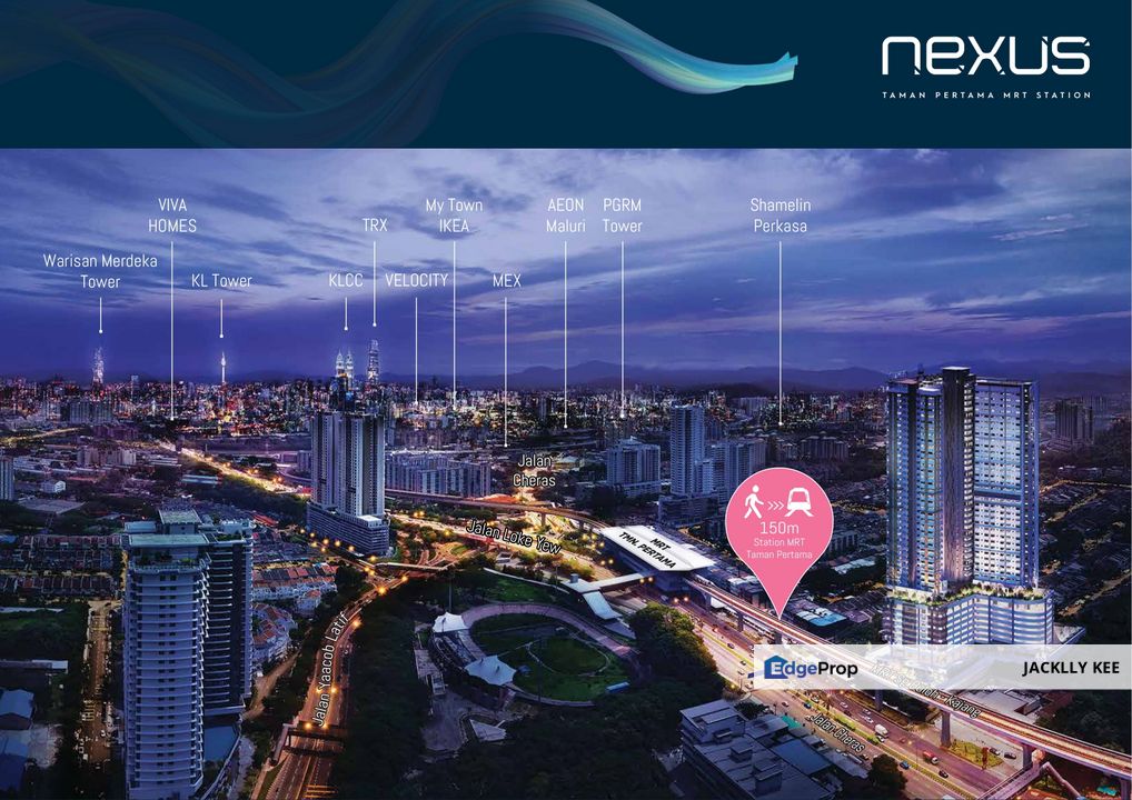 100meter to MRT Tmn Pertama, Full KLCC View, Kuala Lumpur, Cheras