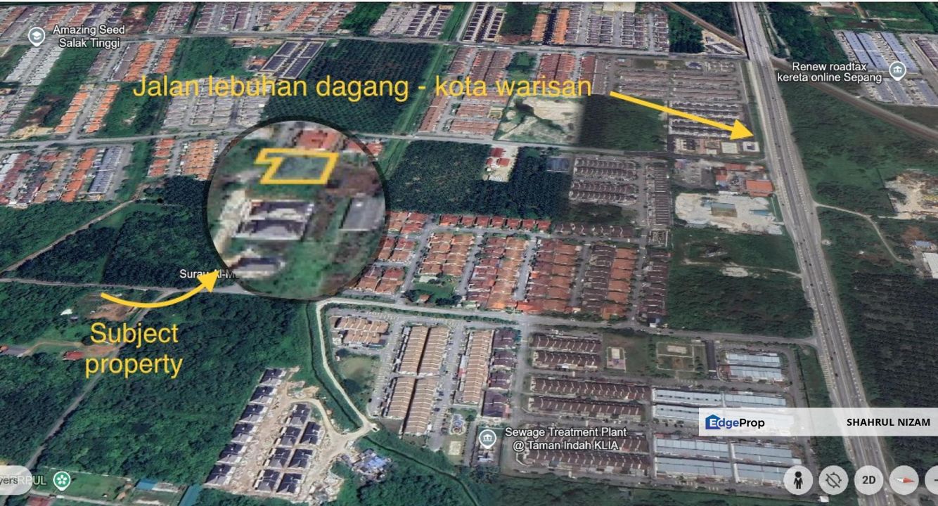 [100 METER DARI SURAU] Corner Banglo Lot Luas di Kota Warisan Sepang , Selangor, Sepang