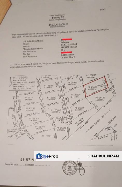 [MURAH]  Tanah Pertanian Bukit Enggang, Sungai Long, Cheras, Selangor, Cheras