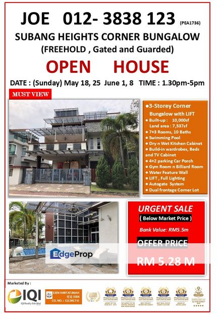 Subang Heights REnovated Bungalow For Sale, Selangor, Subang Heights