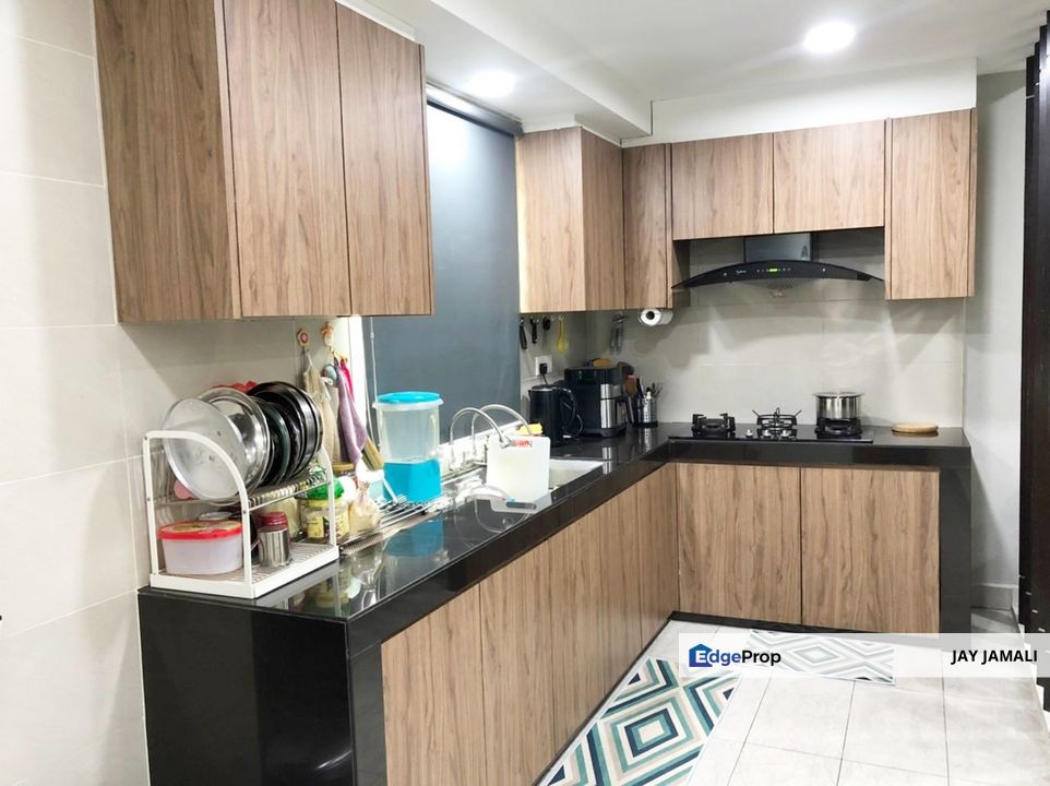 END LOT|FACING OPEN|FULLY FURNISHED|DOUBLE STOREY TERRACE SEKSYEN 25, TAMAN SRI MUDA, SHAH ALAM FOR SALE, Selangor, Shah Alam