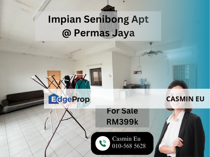 Impian Senibong Apt @ Permas Jaya For Sale, Johor, Permas Jaya/Senibong