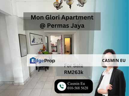 Mon Glori Apt @ Permas Jaya For Sale, Johor, Permas Jaya/Senibong