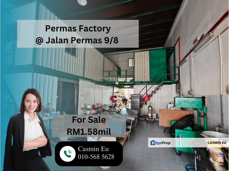 Permas Factory For Sale for Sale @RM1,580,000 By CASMIN EU | EdgeProp.my