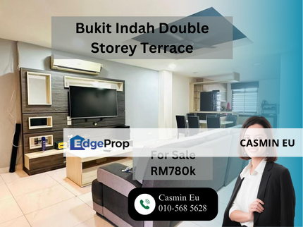 Bukit Indah Double Storey Terrace For Sale, Johor, Bukit Indah