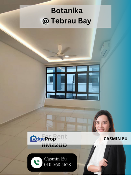 Botanika @ Tebrau Bay For Rent, Johor, Johor Bahru