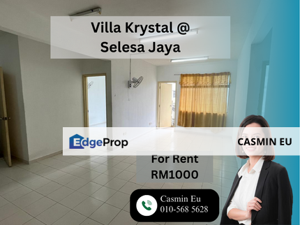 Villa Krystal @ Selesa Jaya For Rent, Johor, Skudai