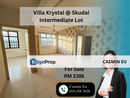 Villa Krystal Intermediate Lot For Sale, Johor, Skudai