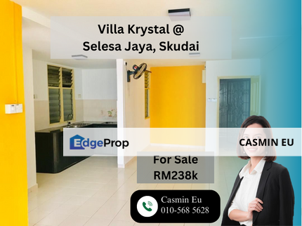 Villa Krystal @ Selesa Jaya For Sale, Johor, Skudai