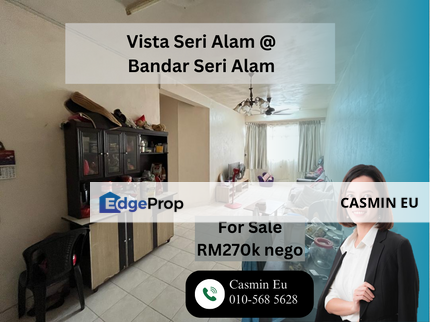 Vista Seri Alam  @ Bandar Seri Alam For Sale, Johor, Masai