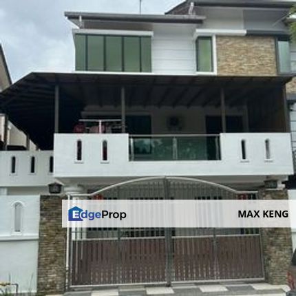 Adda Heights Legend Brown Double Storey Cluster 32x65 Fully Renovated Unblock View G&G, Johor, Johor Bahru