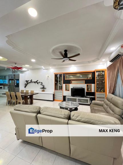 Taman Perling Jalan Layang Double Storey Superlink 24x75 Renovated Fully Furnished, Johor, Johor Bahru