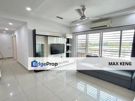 Perling Heights Apartment Low Floor Corner Unit Renovated Furnished G&G, Johor, Johor Bahru